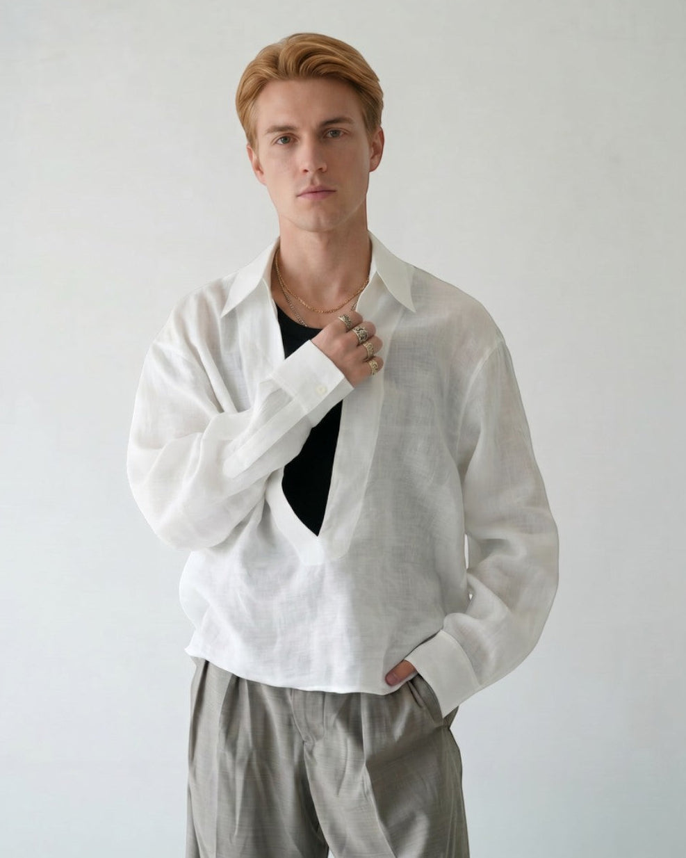 Classic L/S Linen Shirt