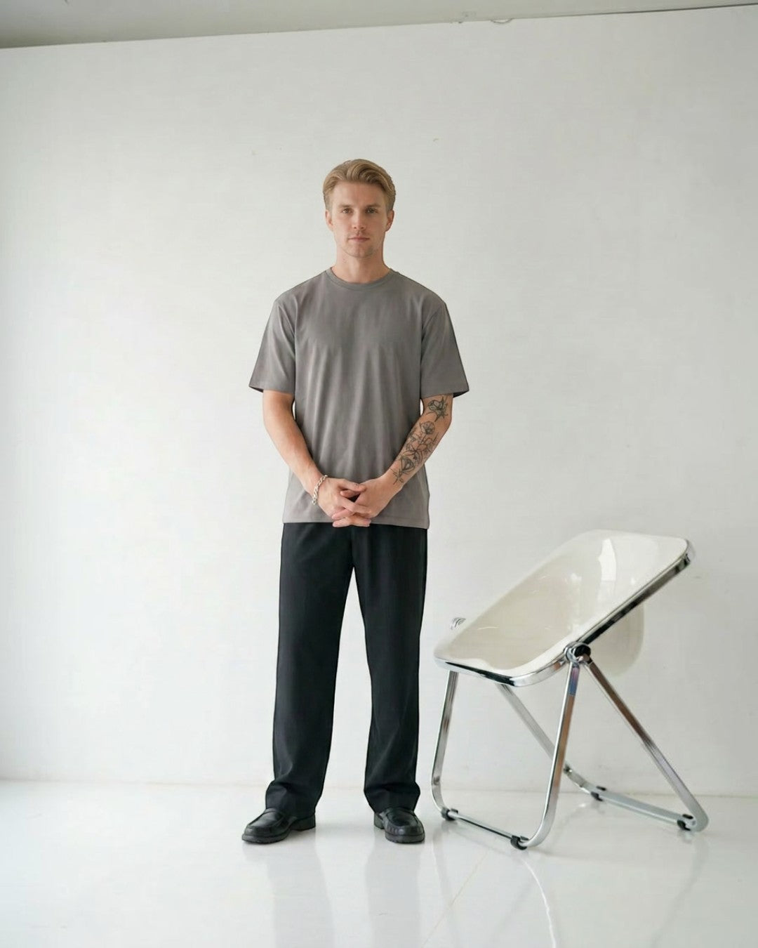 ARI Wool Triacetate Trousers