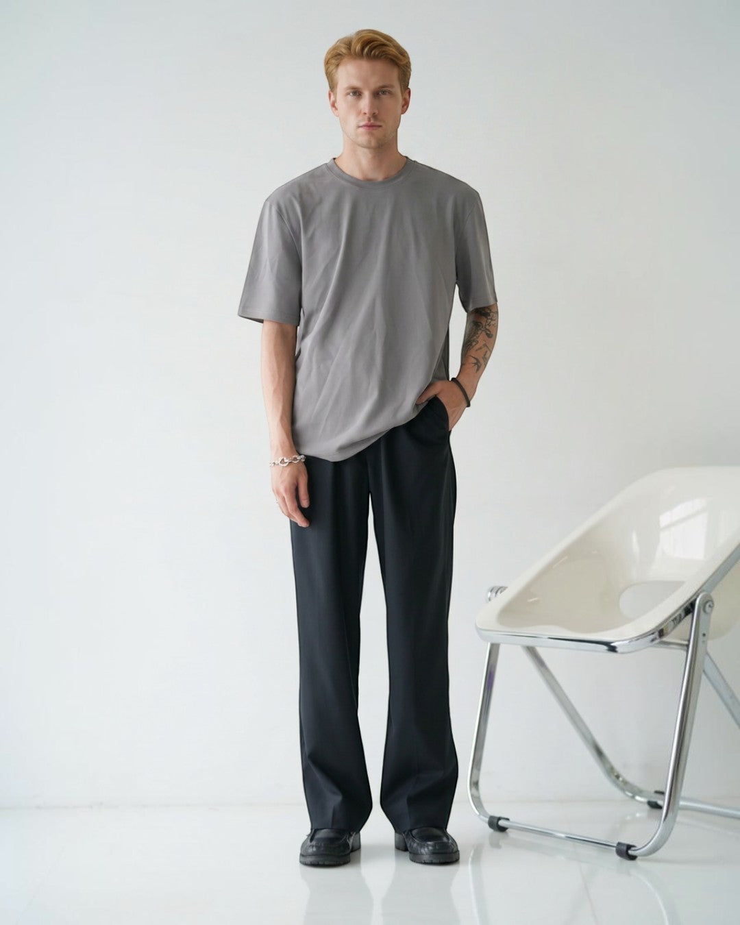 ARI Wool Triacetate Trousers